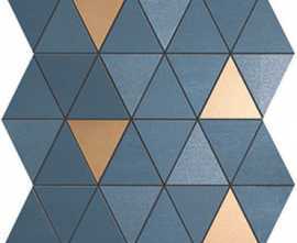 Мозаика MEK Blue Mosaico Diamond Gold Wall (9MDU) 30.5x30.5 от Atlas Concorde (Италия)