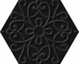 Керамогранит FLORA Hexa Black 23.2x26.7 от ITT Ceramic (Испания)