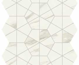 Мозаика Marvel Meraviglia Calacatta Hexagon Lapp.(AJQY) 40.3x46.6 от Atlas Concorde (Италия)