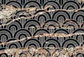Декор NOBILE DEC.VENTAGLI BLACK TAURUS LUX RET 60 60x120 от Ariana (Италия)