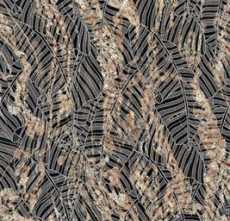 Декор NOBILE DEC.FOGLIE BLACK TAURUS SOFT RET 120x270 от Ariana (Италия)