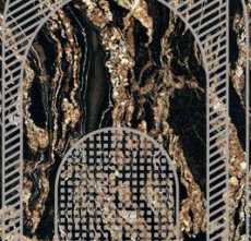 Декор NOBILE DEC.ARCHI A BLACK TAURUS SOFT RET 120x270 от Ariana (Италия)