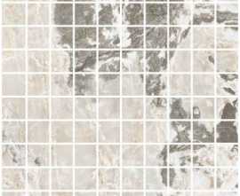 Мозаика ONYX&MORE WHITE BLEND GLO MOSAICO 3X3 (767759) 30x30 от Casa Dolce Casa  (Италия)
