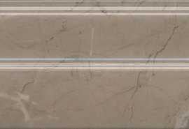 Плинтус Серенада бежевый тёмный глянцевый обрезной (FMA032R) 30x15x1.7 от Kerama Marazzi (Россия)
