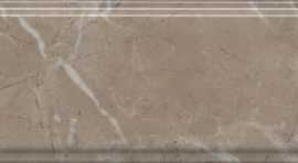 Бордюр Серенада бежевый тёмный глянцевый обрезной (BDA027R) 30x12x1.3 от Kerama Marazzi (Россия)